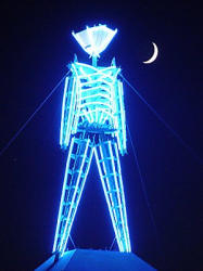 the 2003 man lit up at night (taken by steve)